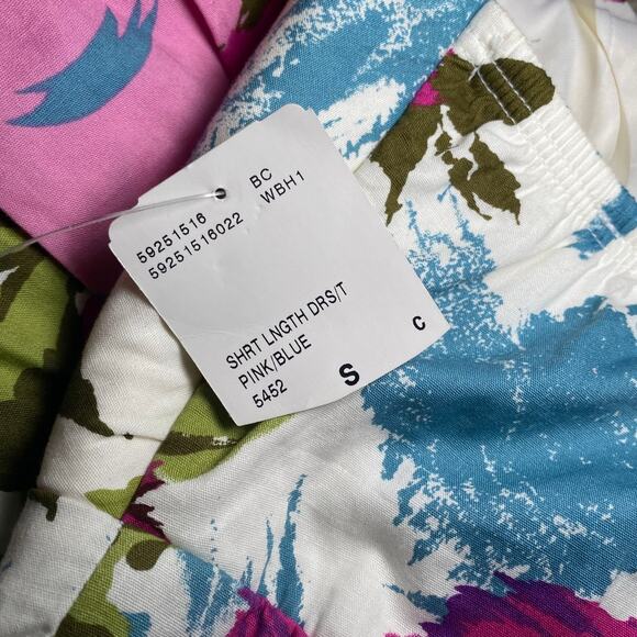 Twenty One - Floral Strapless Mini Dress - Size Small - Picture 12 of 13